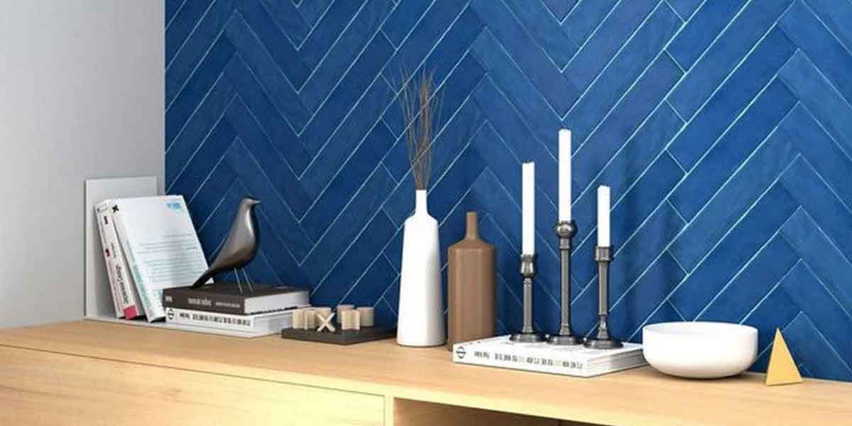 Anthology Watercolors 2 x 10 Rectangular Wall Glossy Tile