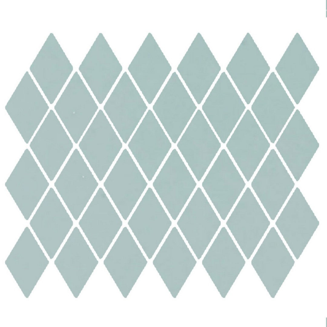 American Olean Color Story 12" x 13" Gloss Ceramic 2.3" Harlequin Mosaic