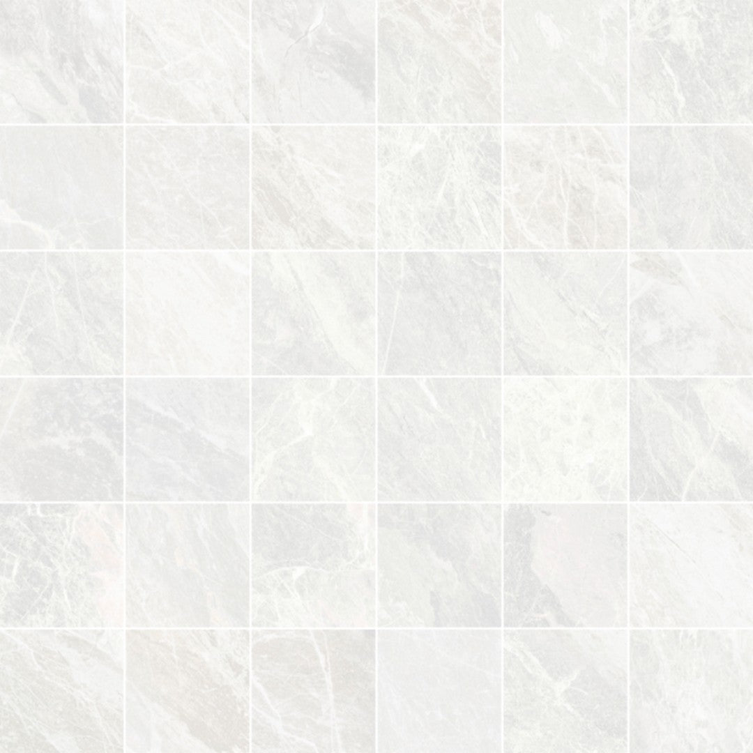 Happy Floors Bernini 12" x 12" Natural Porcelain 2" Mosaic