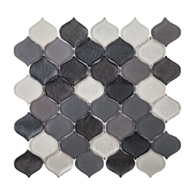 Jeffrey Court Suite 10.25" x 10.38" Multi & Specialty Droplet Glass Mosaic