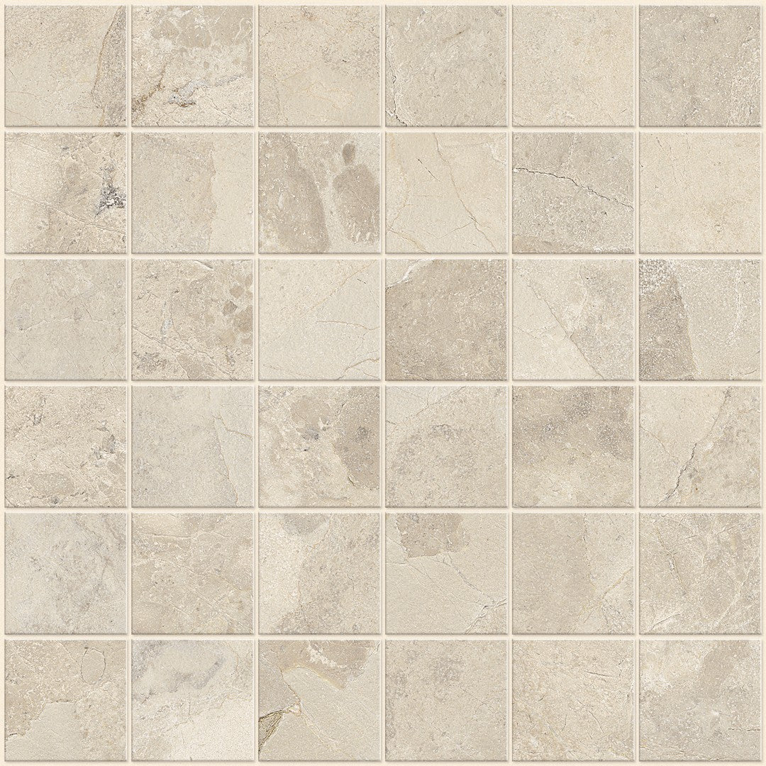 Happy Floors Crew 12" x 12" Rectified Natural Porcelain 2" Mosaic