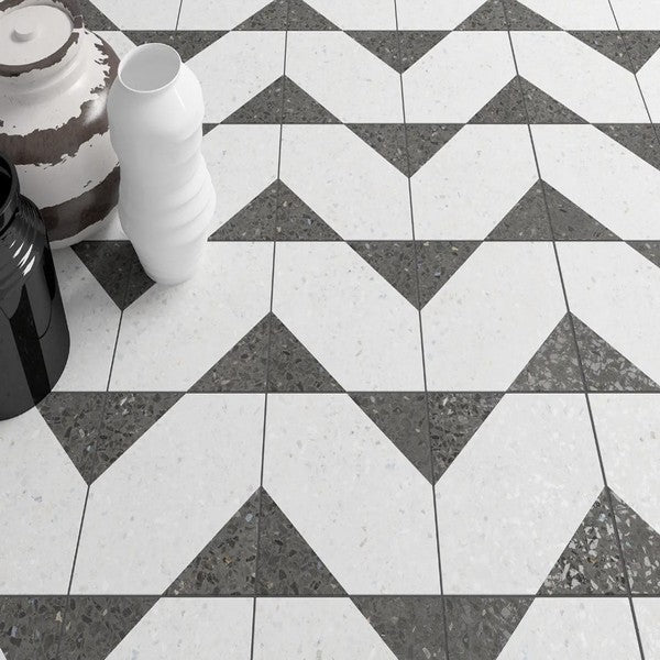 WOW-Natural-Drops-7-x-7-Matte-Porcelain-Bit-Décor-Tile-Graphite