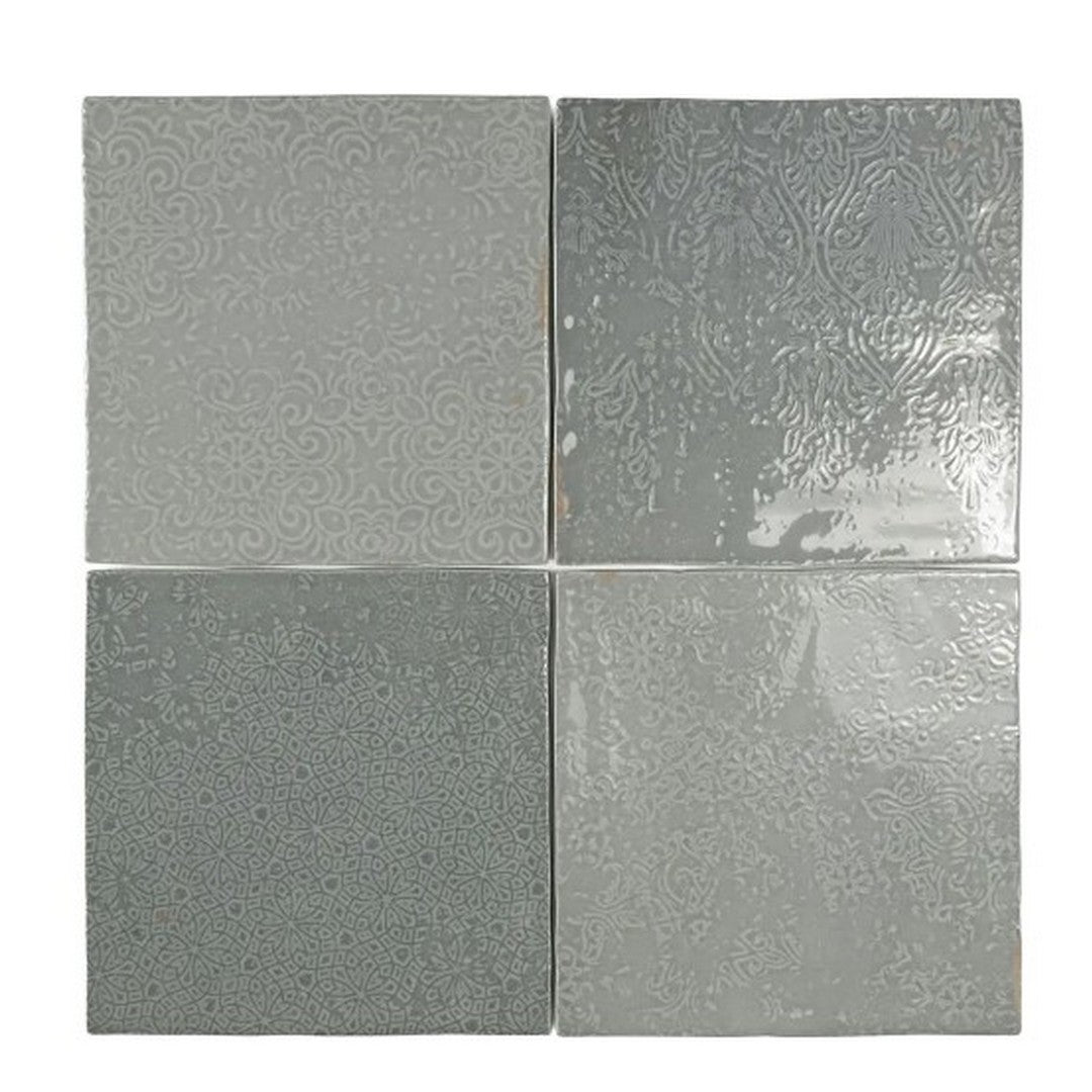 WOW Mestizaje Zellige Décor 5" x 5" Glossy Ceramic Tile