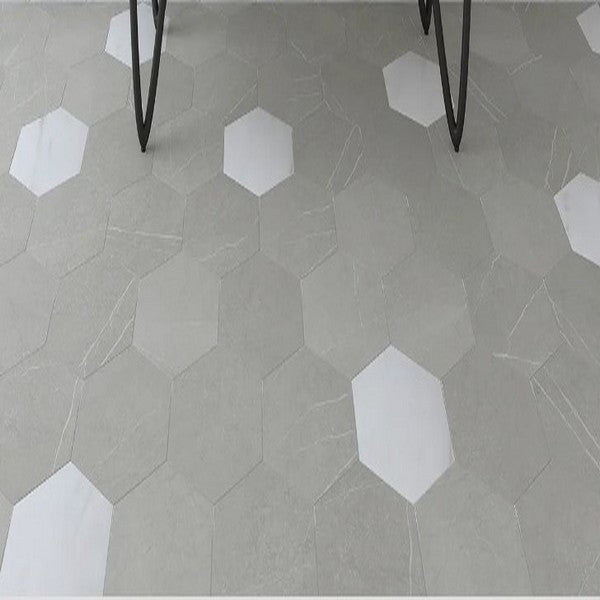 WOW-Love-Affairs-Petra-8-x-9-Matte-Porcelain-Hexagon-Tile-Sand