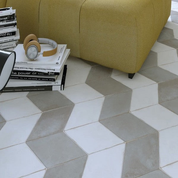 WOW-Mud-Diamond-5.5-x-9.5-Matte-Porcelain-Tile-Old-White