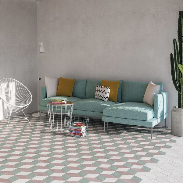 WOW-Mud-Diamond-5.5-x-9.5-Matte-Porcelain-Tile-Teal