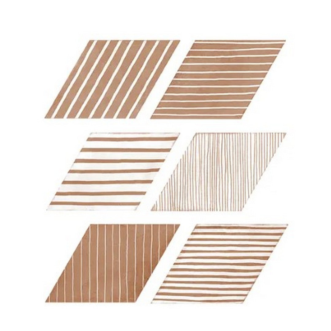 WOW Mud Diamond 5.5" x 9.5" Matte & Gloss Porcelain Tile