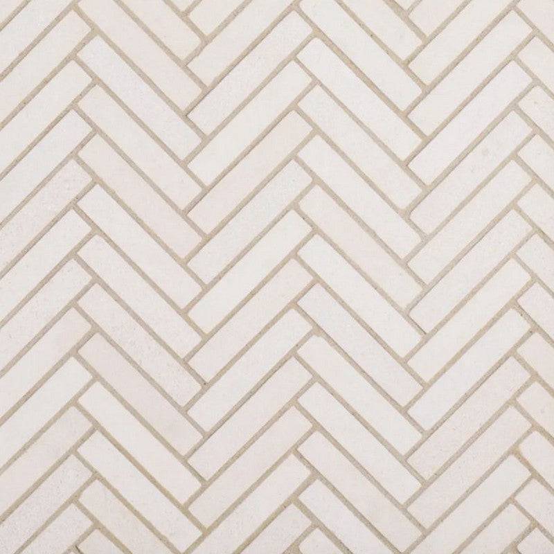 Jeffrey Court Align 10.88" x 11.38" Honed Herringbone Styx Natural Stone Mosaic