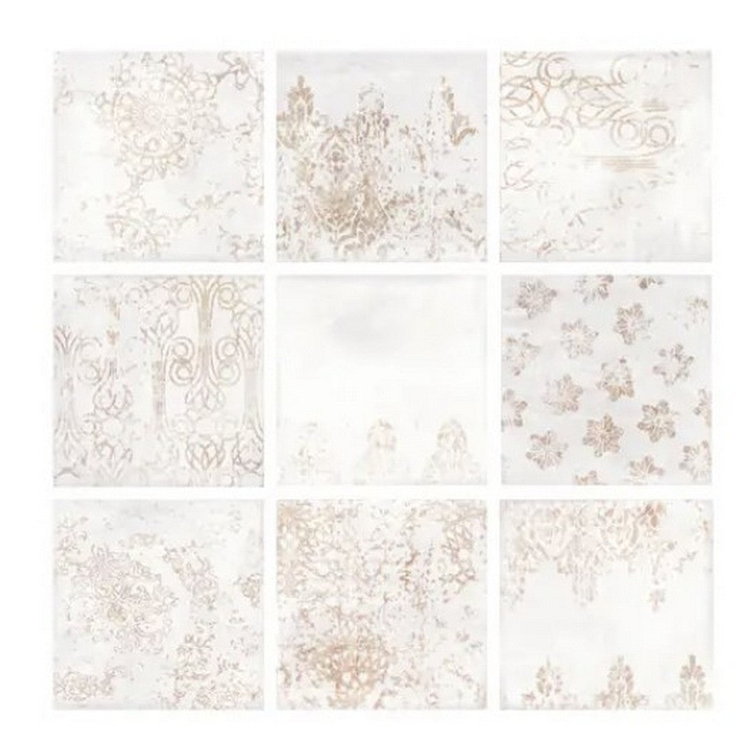 WOW Mestizaje Chateau Antique 7" x 7" Glossy Porcelain Tile