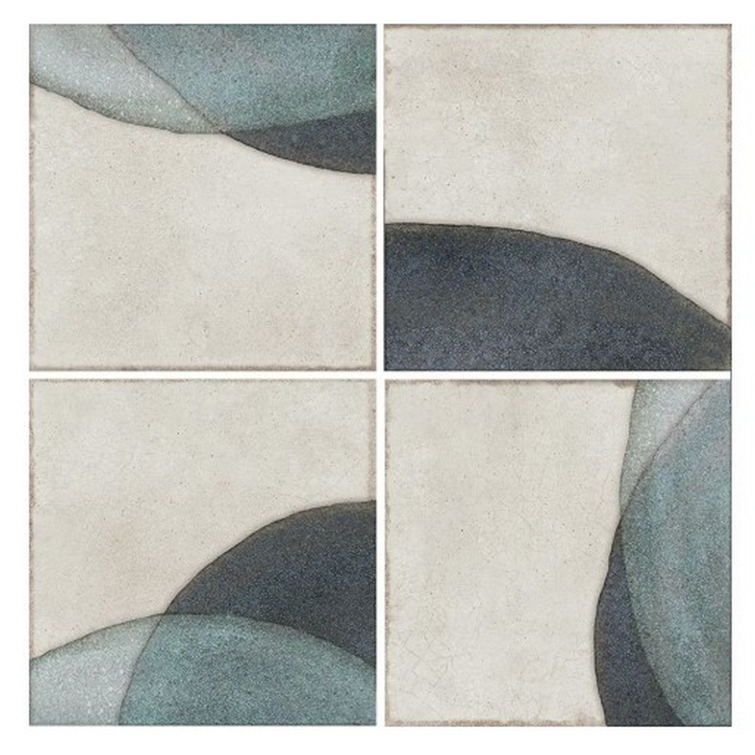 WOW Pottery Cosmic Square 6" x 6" Matte Porcelain Tile