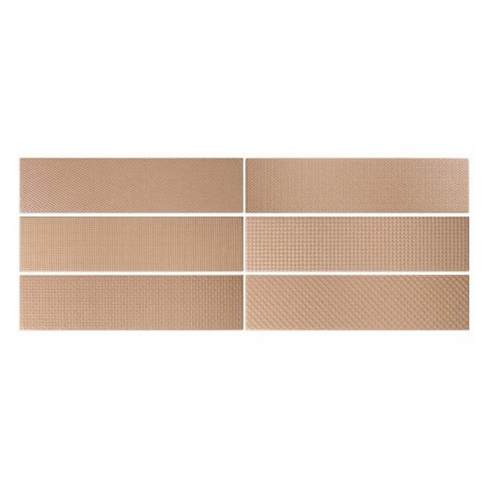 WOW Texiture Pattern Mix 2.5" x 10" Matte Ceramic Tile