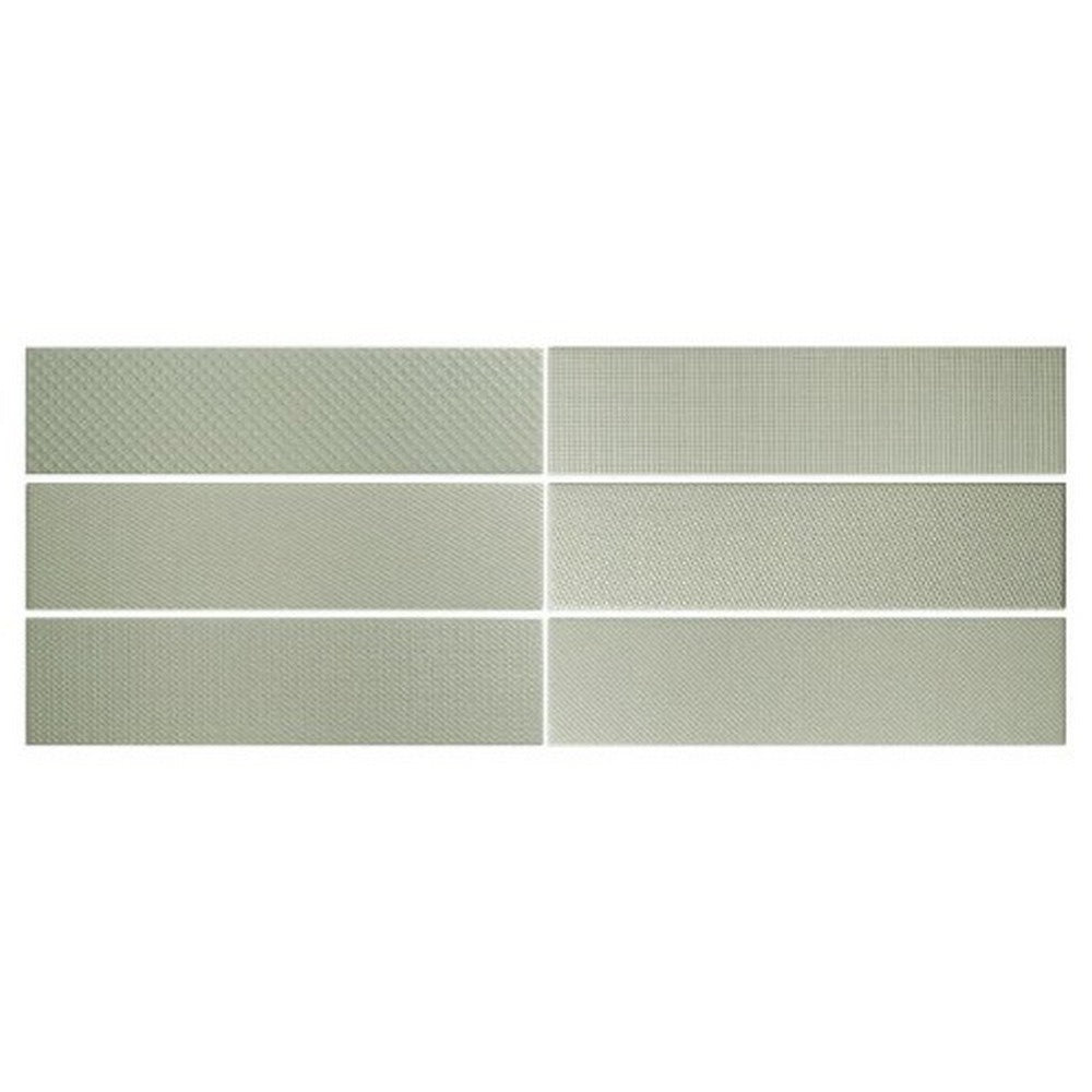 WOW Texiture Pattern Mix 2.5" x 10" Matte Ceramic Tile