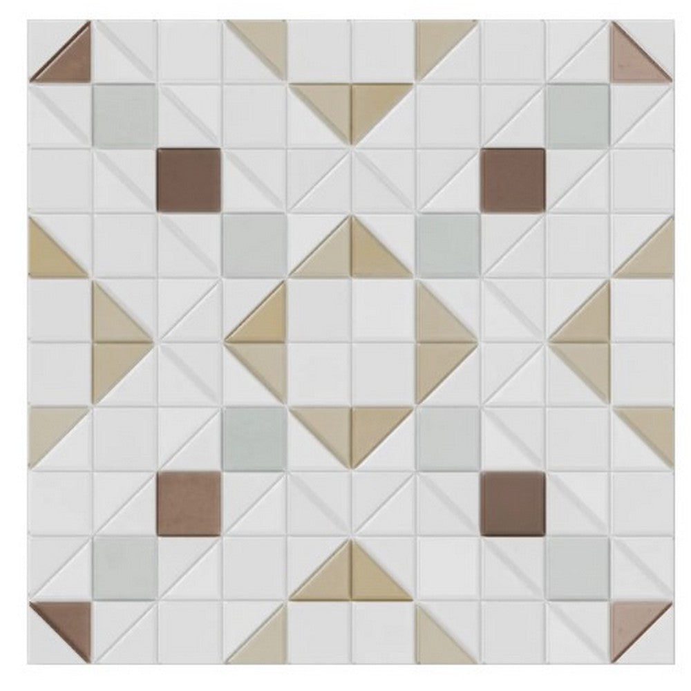 WOW Tesserae Like 11" x 11" Matte Porcelain Tile
