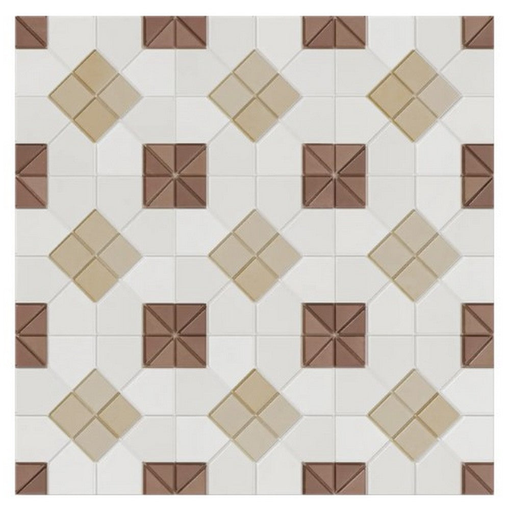 WOW Tesserae Suit 11" x 11" Matte Porcelain Tile