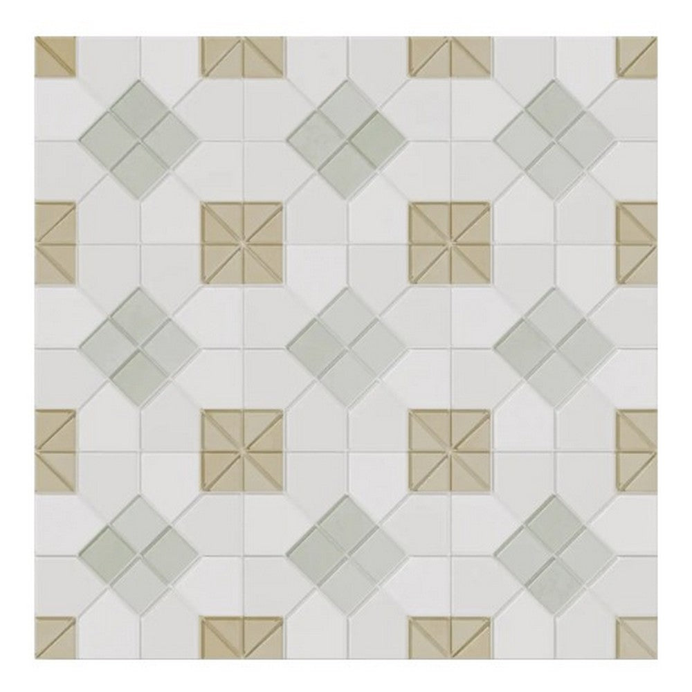 WOW Tesserae Suit 11" x 11" Matte Porcelain Tile
