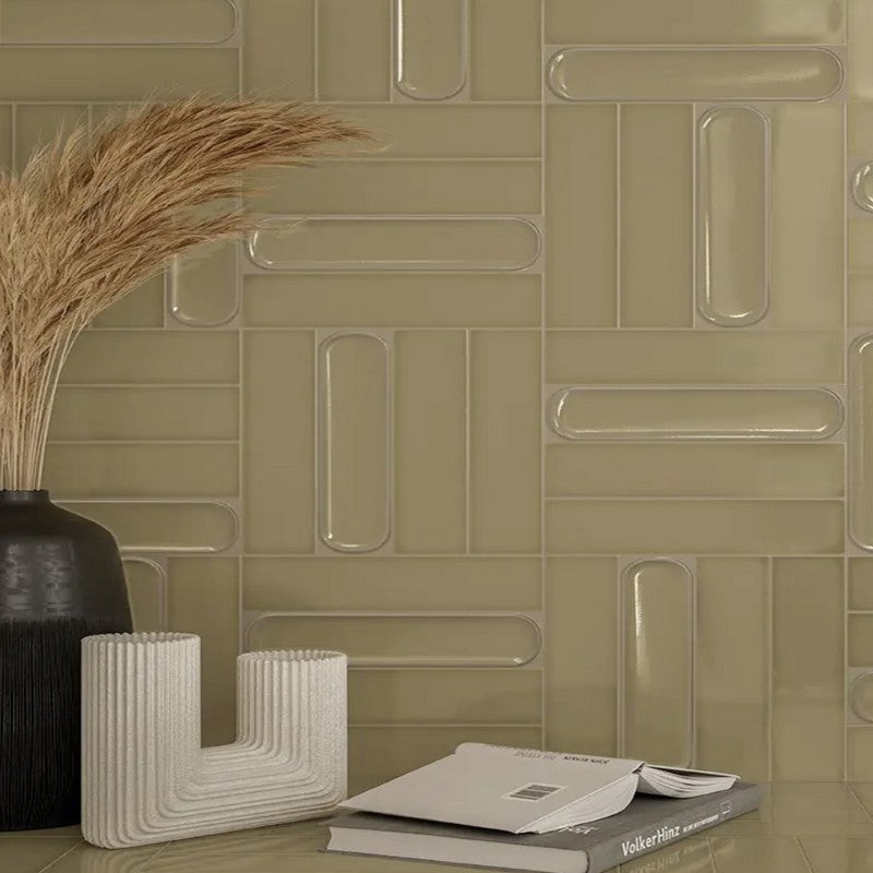 WOW-Aquarelle-3-x-12-Glossy-Ceramic-Tile-Olive