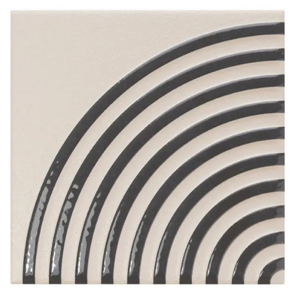 WOW Twister Twist 5" x 5" Matte Ceramic Tile