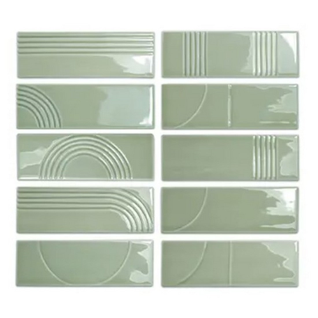 WOW Glow Décor 2" x 6.3" Glossy Ceramic Tile