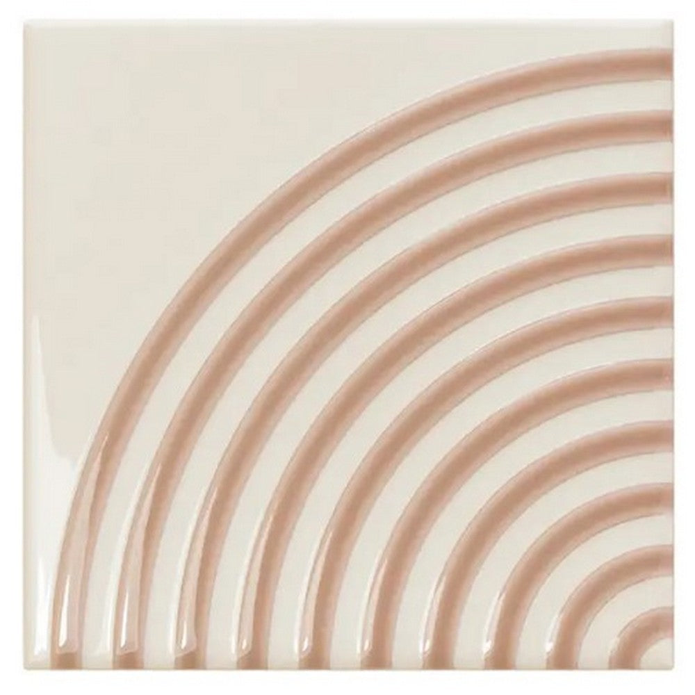 WOW Twister Twist 5" x 5" Glossy Ceramic Tile
