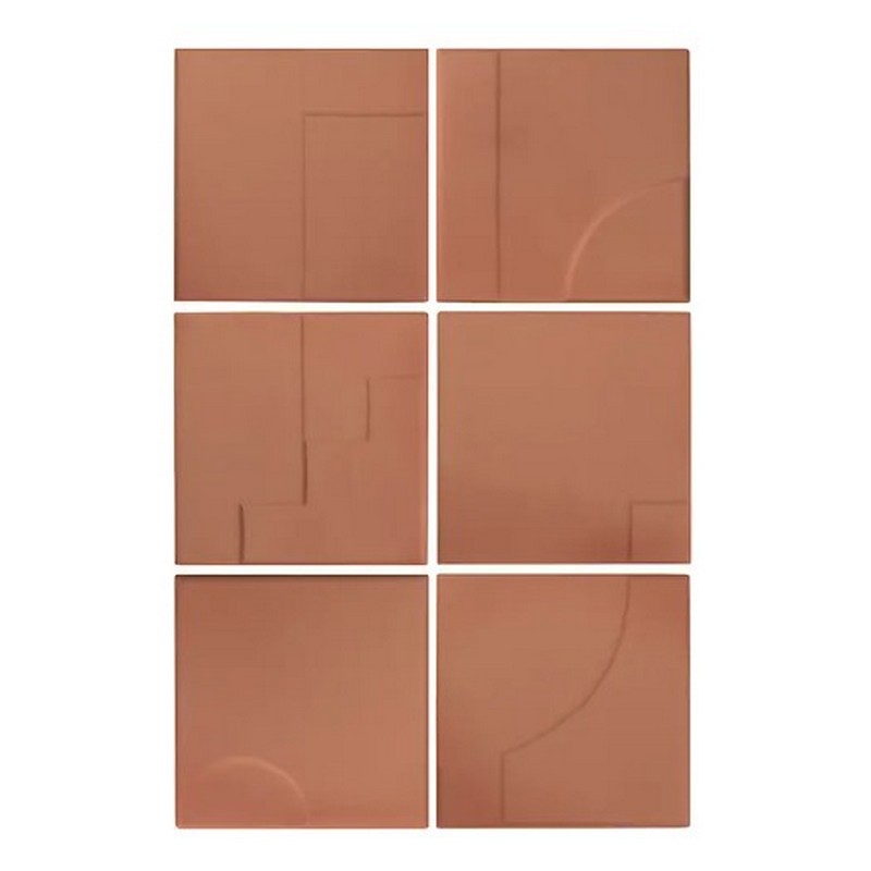 WOW Casbah Décor Mix 5" x 5" Matte Ceramic Tile