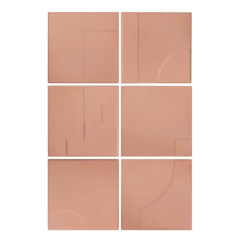 WOW Casbah Décor Mix 5" x 5" Matte Ceramic Tile