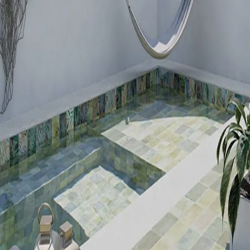 WOW-Aqua-Décor-4.3-x-4.3-Matte-Porcelain-Tile-Green