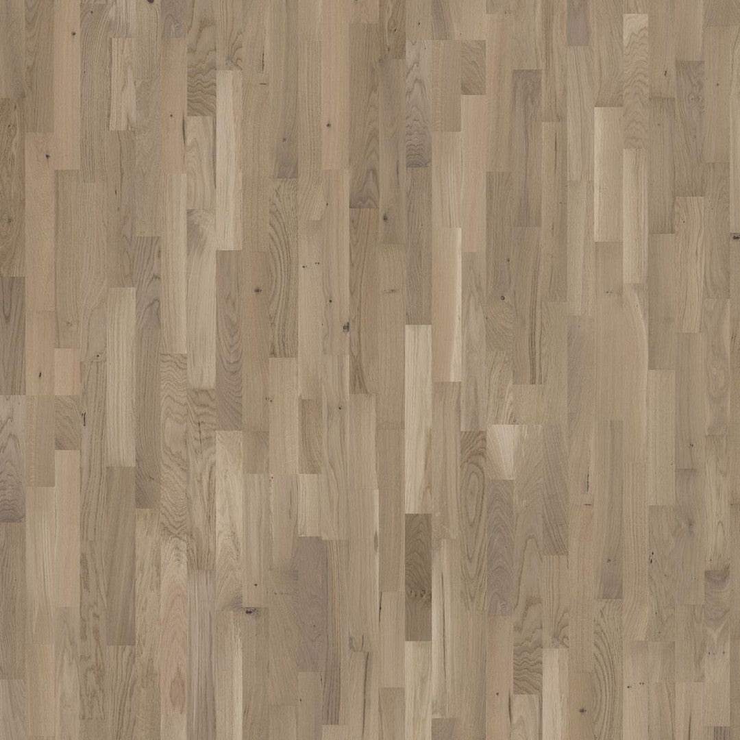 Kahrs Ground 7.38" x 89.25" Oak 3 Strip Hardwood Plank