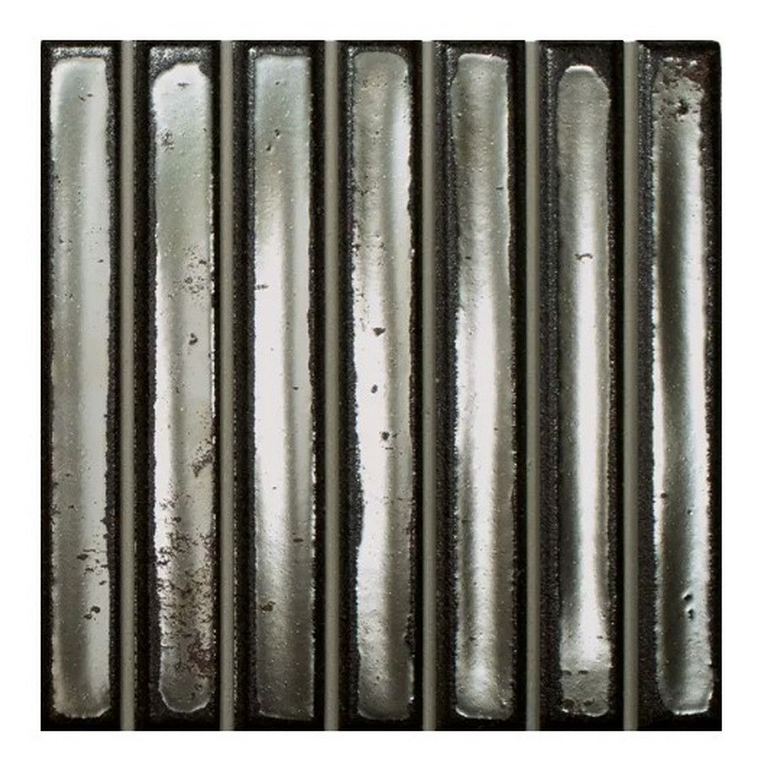 WOW London Calling Bars 4.6" x 4.6" Glossy Porcelain Tile