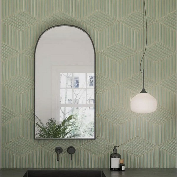 WOW-Spike-Bars-A-6-x-10-Glossy-Ceramic-Tile-Fern