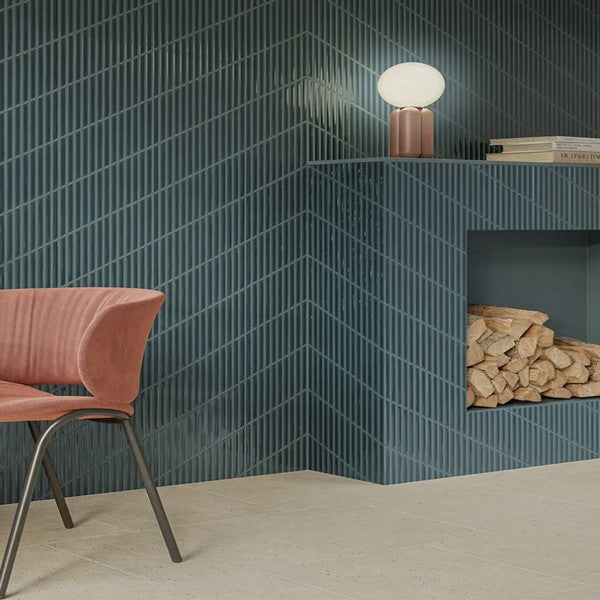 WOW-Spike-Bars-B-6-x-10-Glossy-Ceramic-Tile-Peacock