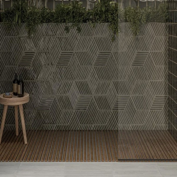 WOW-Spike-Bars-B-6-x-10-Glossy-Ceramic-Tile-Ebony