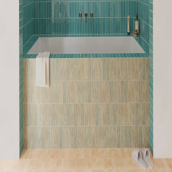 WOW-Casablanca-Comb-2-x-6-Glossy-Porcelain-Tile-Mint