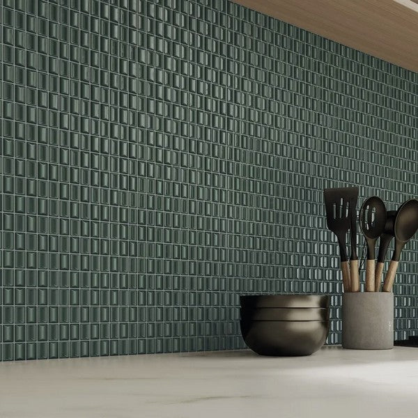 WOW-3D-Bars-Diamond-5-x-10-Glossy-Ceramic-Tile-Emerald