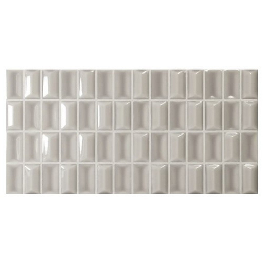 WOW 3D Bars Diamond 5" x 10" Glossy Ceramic Tile