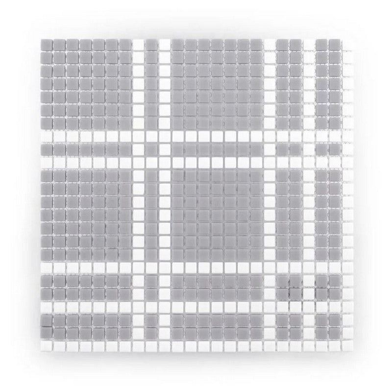 Jeffrey Court The Press 12.5" x 12.5" Matte Register Glass Mosaic