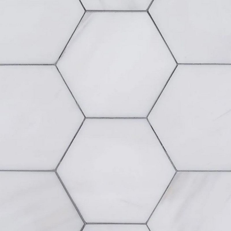 Jeffrey Court Rodunda 5.13" x 6" Honed Hexagon Natural Stone Tile