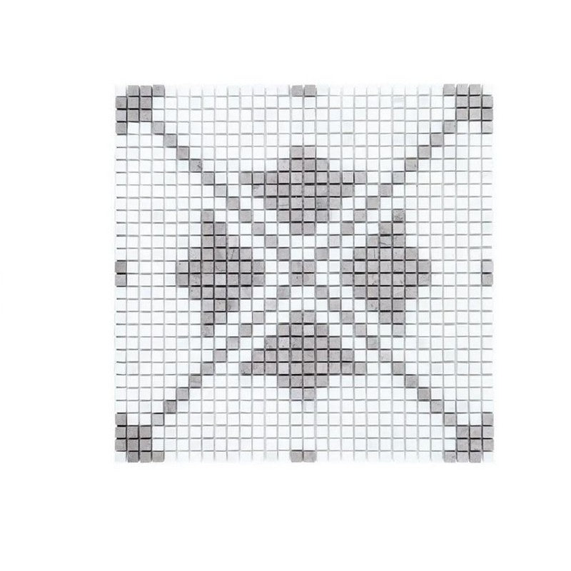 Jeffrey Court Rodunda 12.63" x 12.63" Montpelier Natural Stone Mosaic