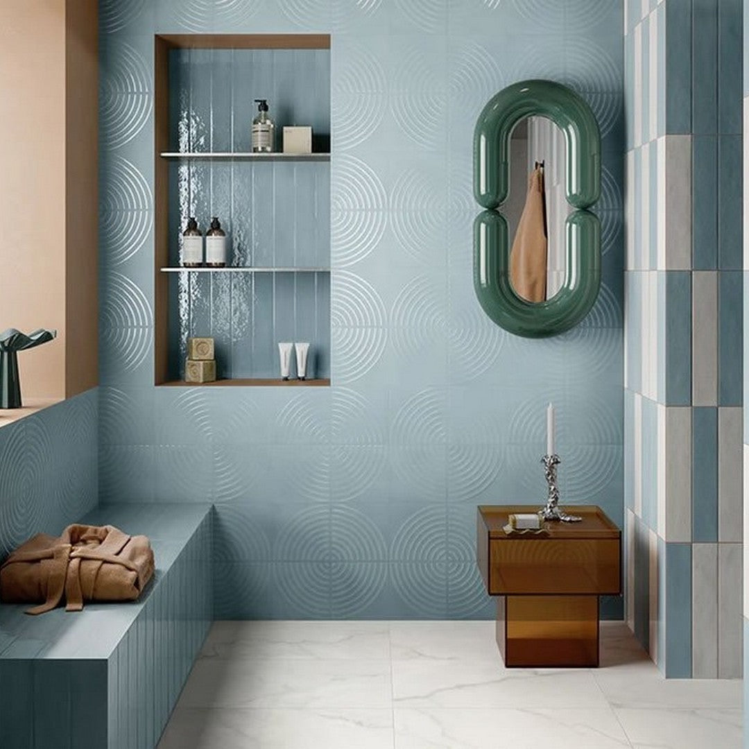 Del-Conca-USA-Aura-8"-x-8"-Glazed-Glazed-Porcelain-Tile-Lagoon-Deep