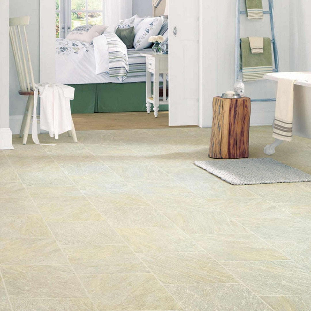 Tarkett-LifeTime-12-Luxury-Vinyl-Sheet-20mil-Quartzite-Tile-White
