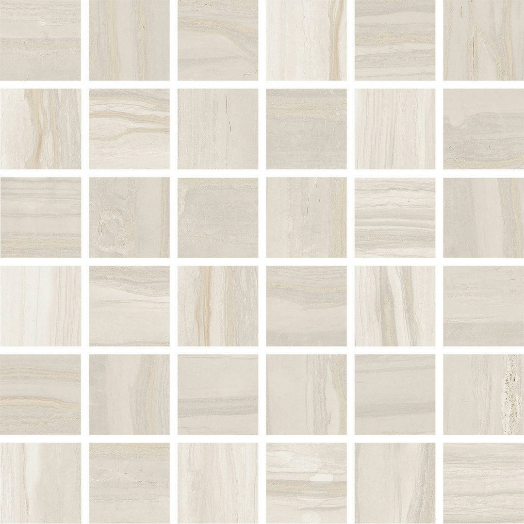 Alfagres Emilia 12" x 12" Matte Ceramic 2" Mesh Mosaic