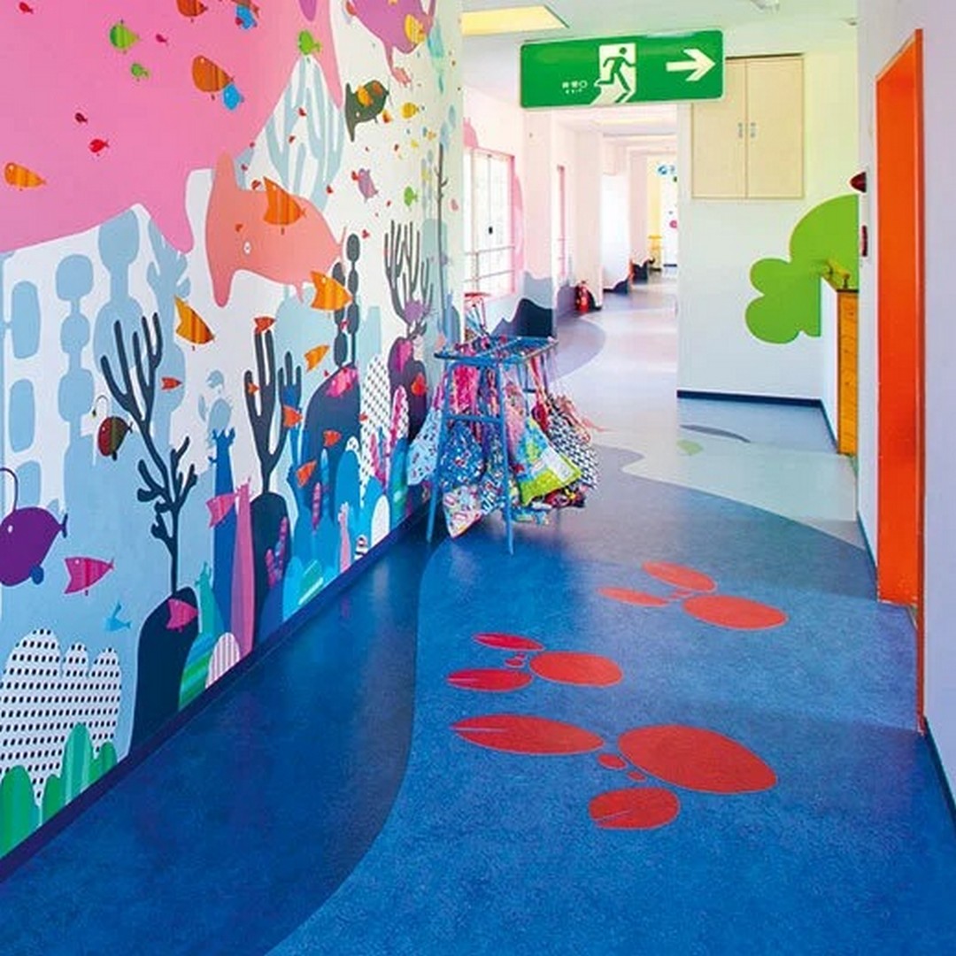 Forbo-Marmoleum-Decibel-6.5-x-105-Smooth-Vinyl-Sheet-Blue