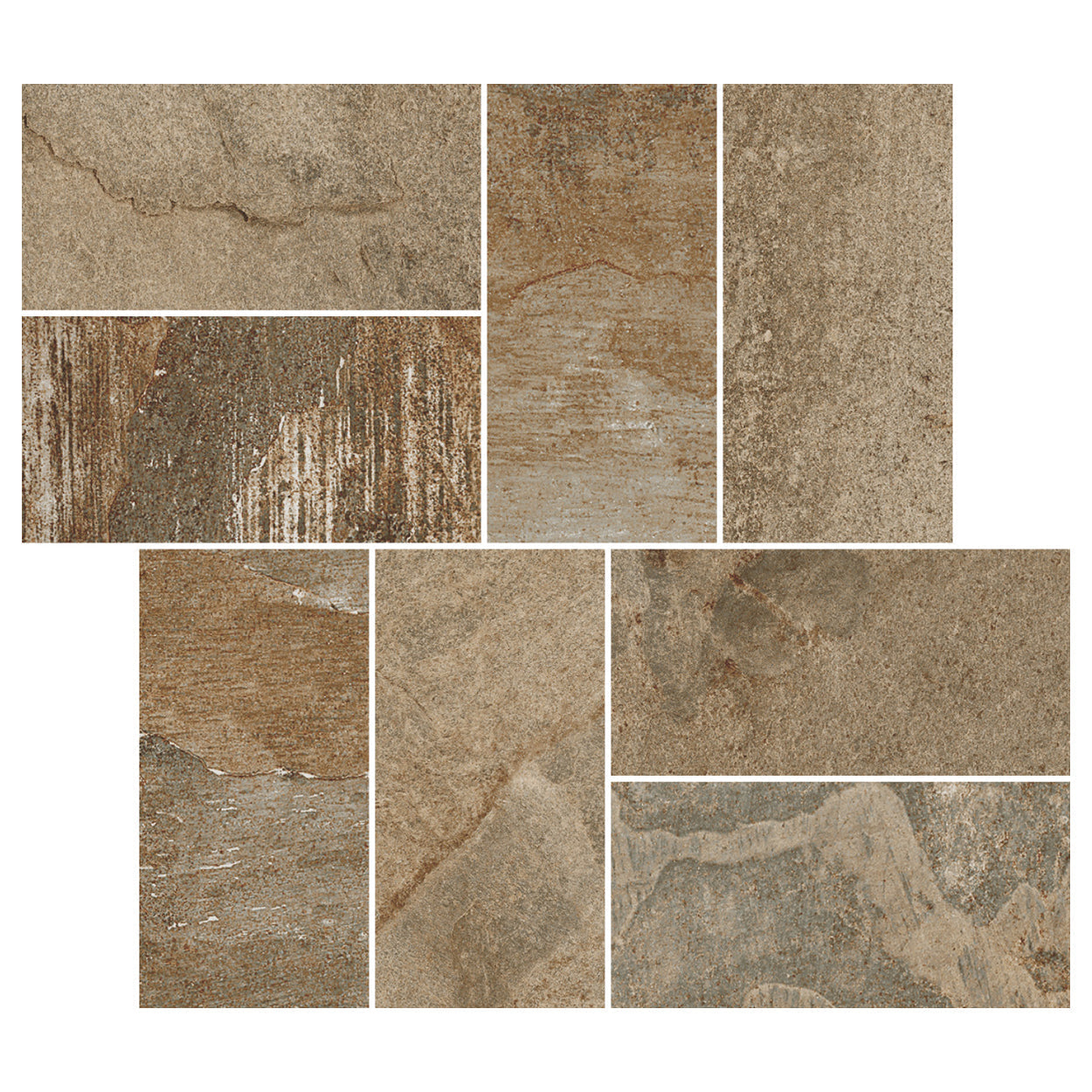 Del Conca USA Gotham 12" x 12" Glazed Porcelain Intreccio Mosaic