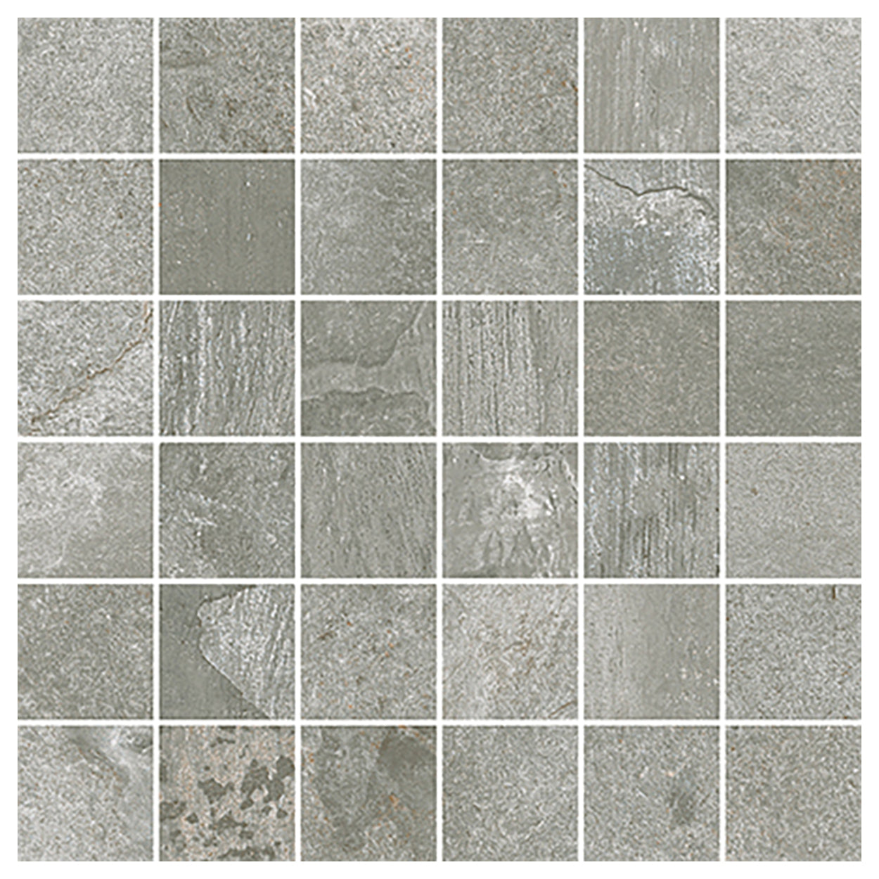 Del Conca USA Gotham 12" x 12" Glazed Porcelain Mosaic