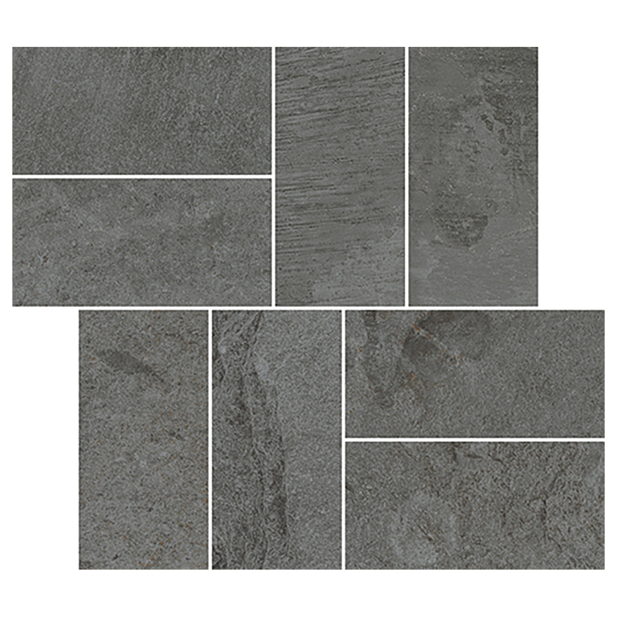 Del Conca USA Gotham 12" x 12" Glazed Porcelain Intreccio Mosaic