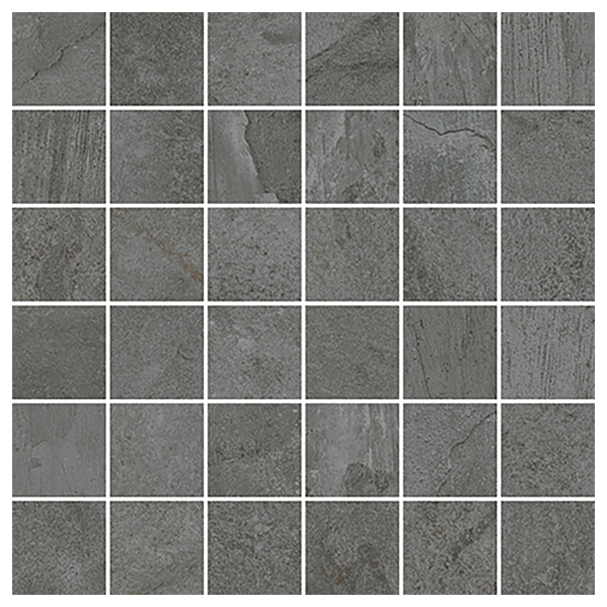 Del Conca USA Gotham 12" x 12" Glazed Porcelain Mosaic