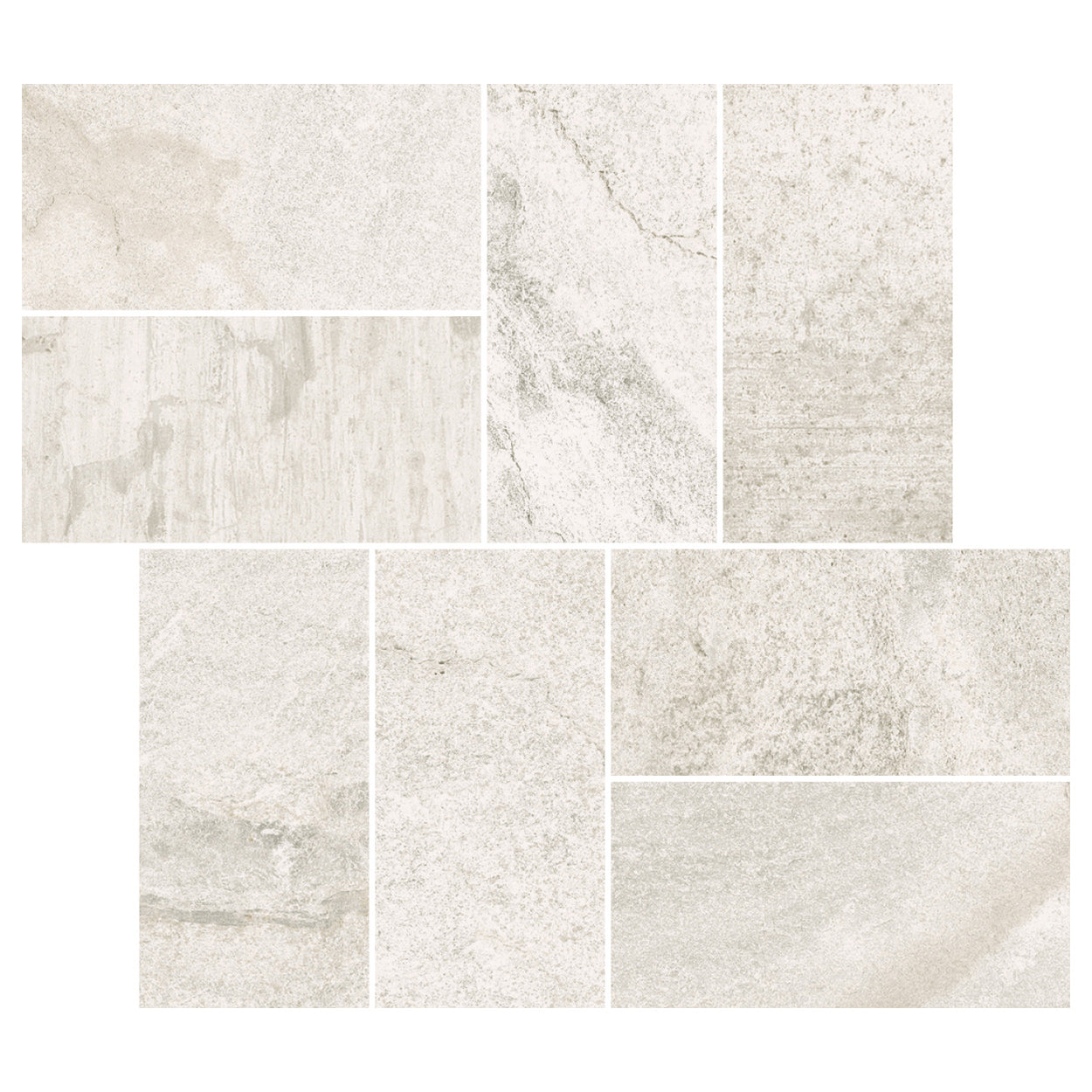 Del Conca USA Gotham 12" x 12" Glazed Porcelain Intreccio Mosaic