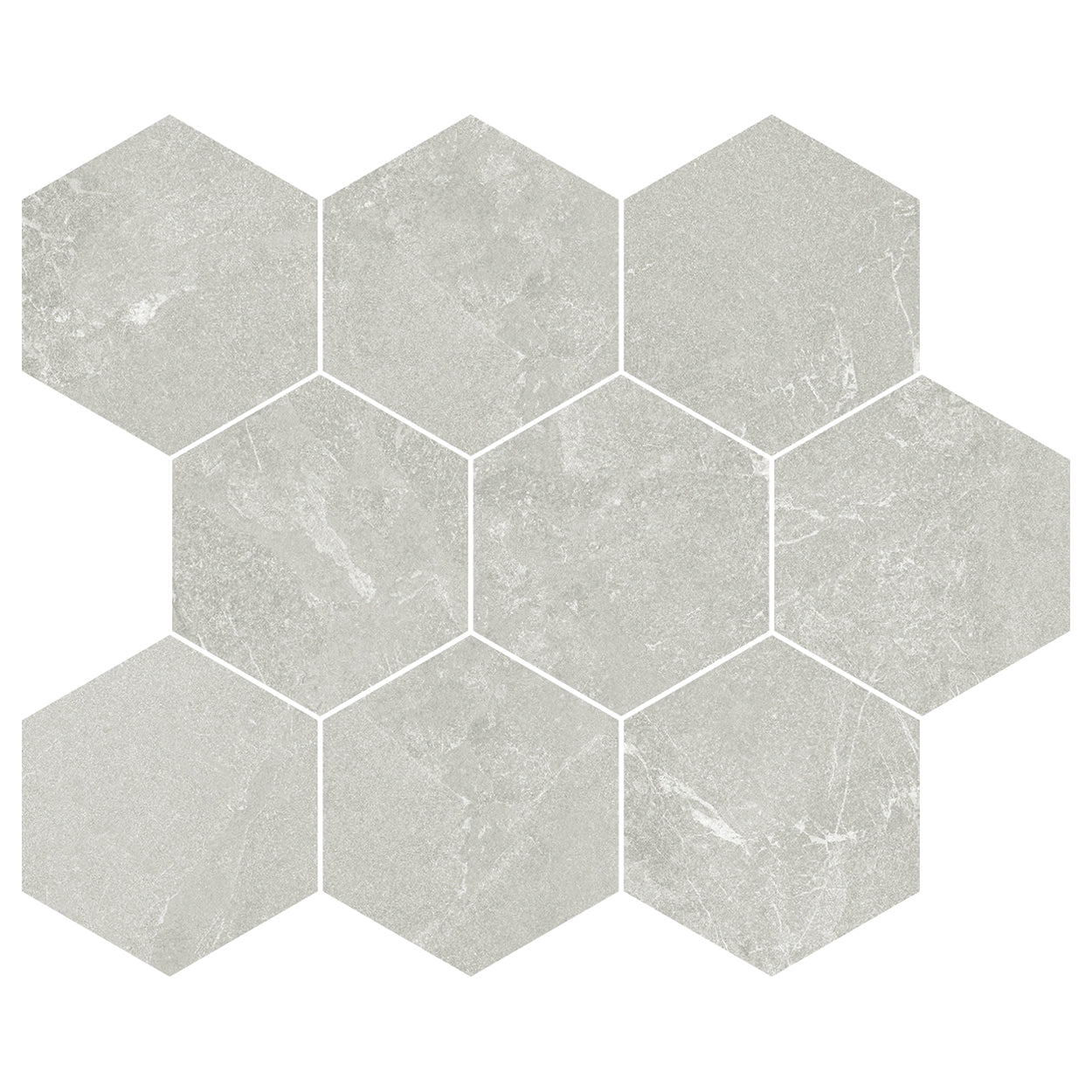 Del Conca USA Horizon 10" x 12" Rectified Porcelain Hexagon Mosaic