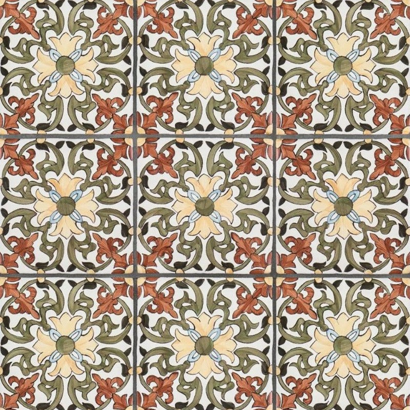 Jeffrey Court VIA 5" x 5" Matte Santarem Deco Ceramic Tile