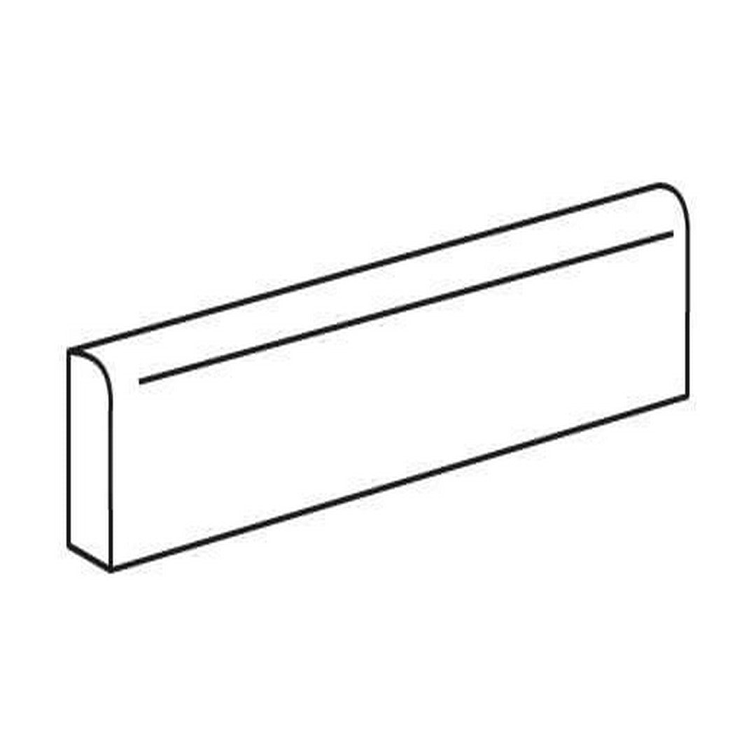 Happy Floors Fitch 3" x 12" Natural Porcelain Bullnose