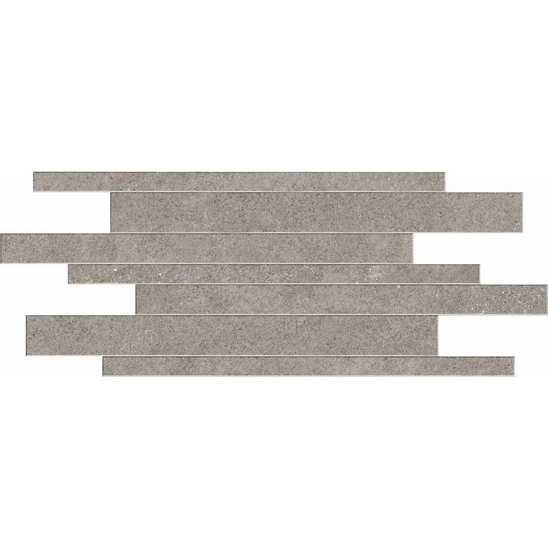 Landmark Ceramics Infinity 12" x 24" Rectified Matte Porcelain Linear Mosaic